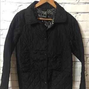 Mifresia small lightweight quilted black jacket